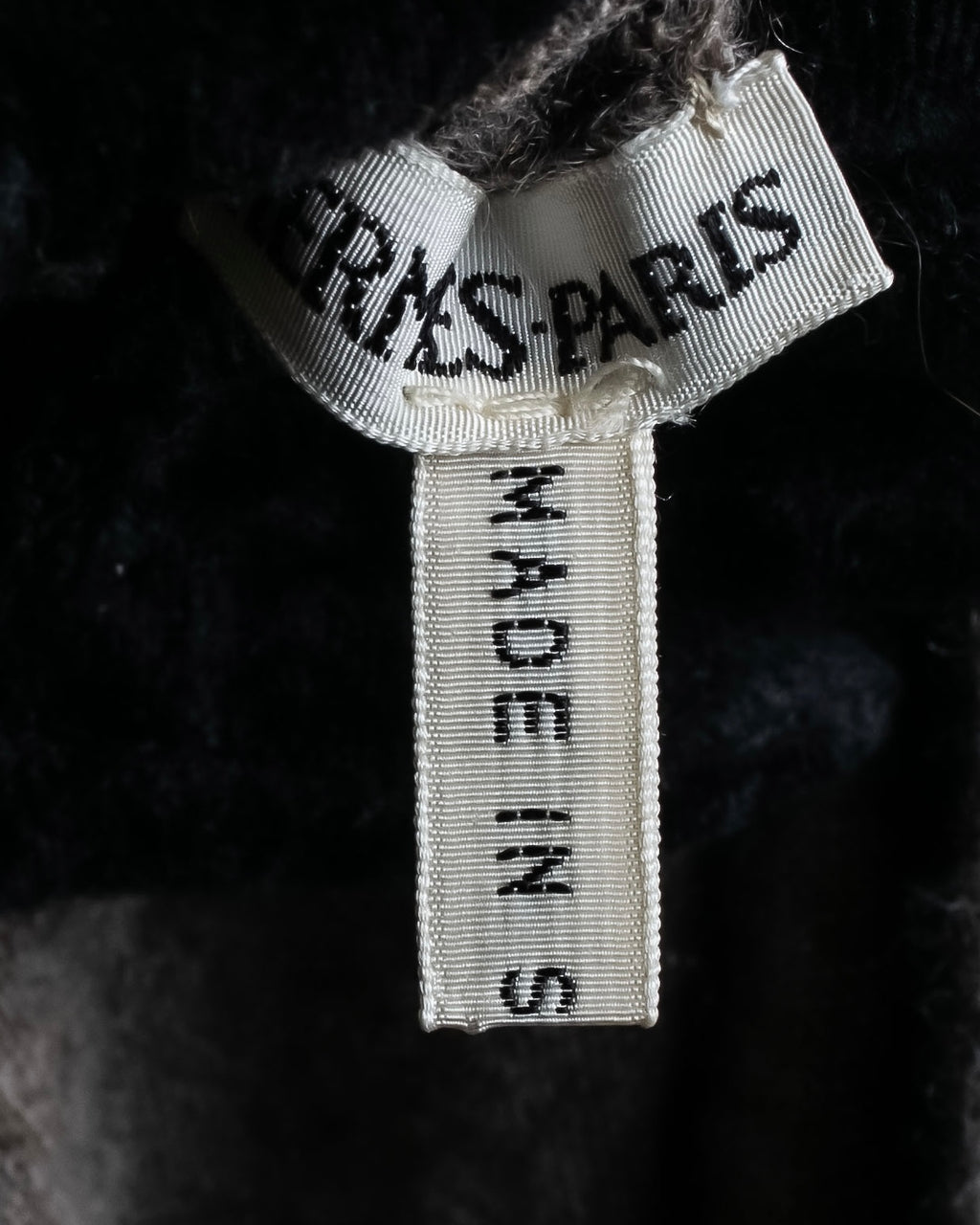 "HERMES" Margiela period cashmere high neck knit pullover