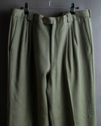 Vintage khaki green wide slacks