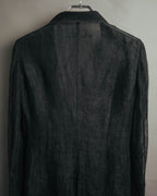 -SPECIAL- “Rick Owens” 2000’s Open weave shawl cardigan