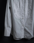 "CHANEL" 96's Spring collection tuck pleats shirt