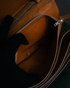 “CELINE” 80’s Hornback crocodile shoulder bag