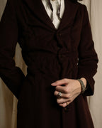 -SPECIAL- "JEAN PAUL GAULTIER"
 1990's-00's Gathered tuck shape design long coat