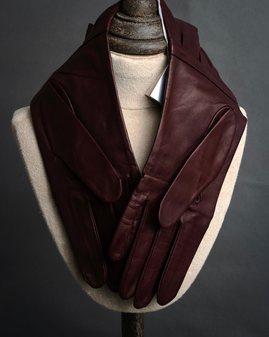 “Christian Dior” 1980’s-90’s Bow detailed leather gloves
