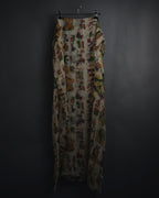 –SPECIAL– "Christian Dior"
00’s historic collage-print silk chiffon large stole