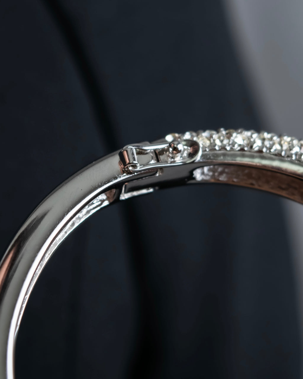 "Christian Dior" Crystal studded bangle