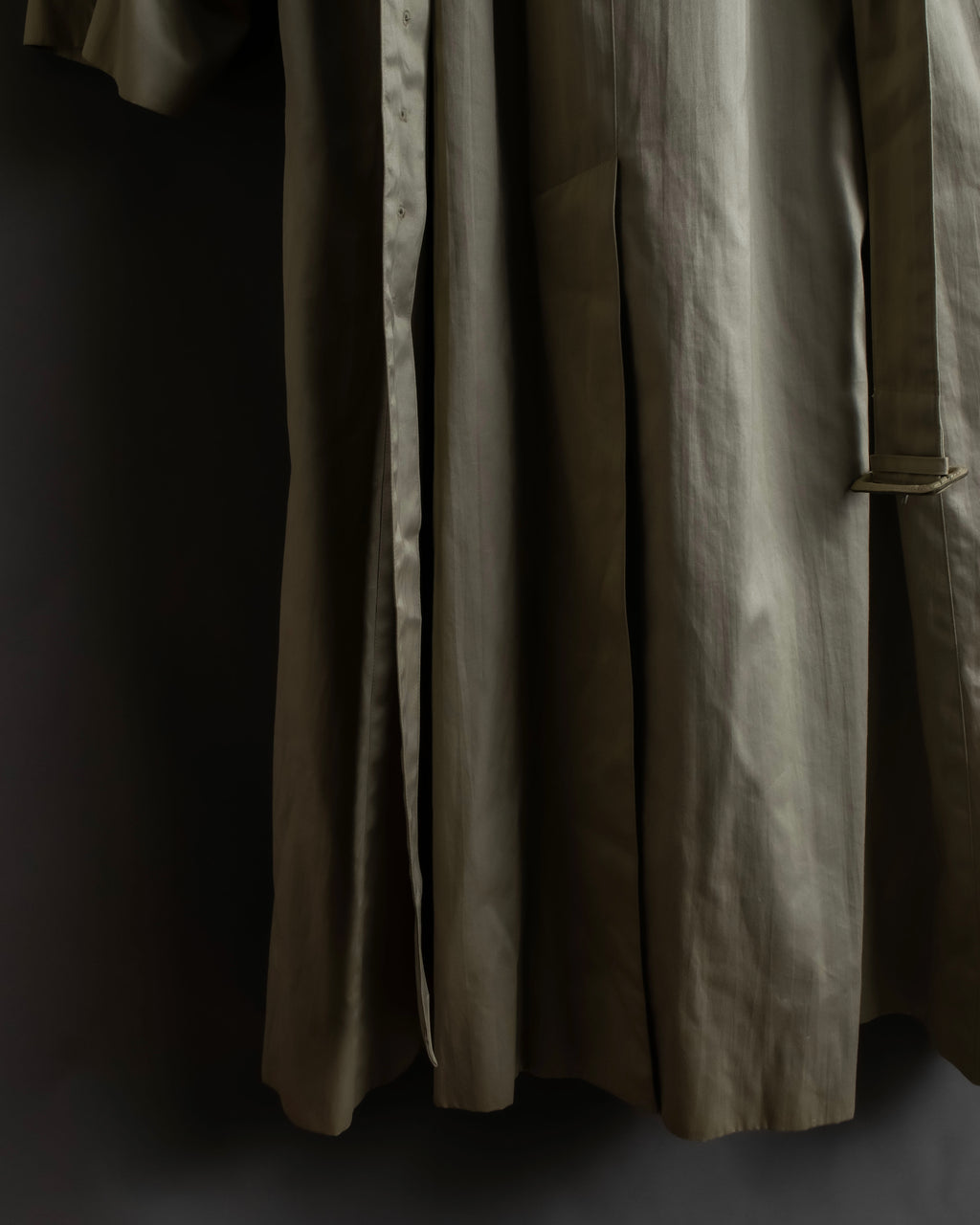 "BURBERRYS" Classic military detail maxi length trench coat