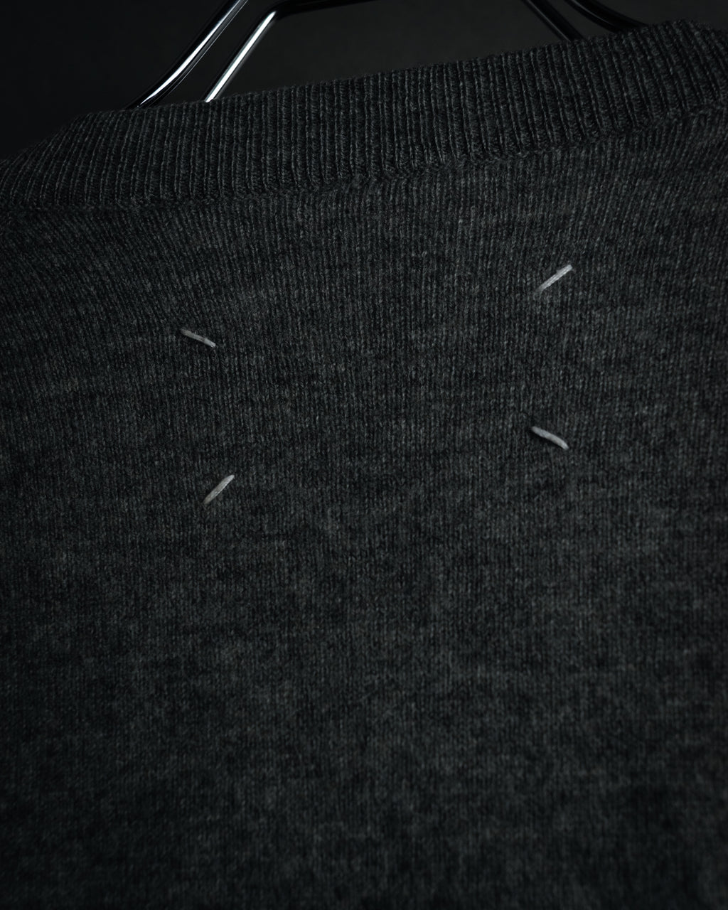 “MARTIN MARGIELA 14” 00’s Elbow patch wool cardigan