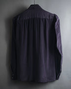 "Yves Saint Laurent" Late 80s silk bow tie blouse