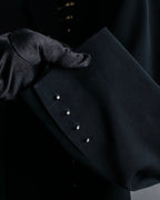 "JEAN PAUL GAULTIER FEMME" Swarovski design structured tailored jacket