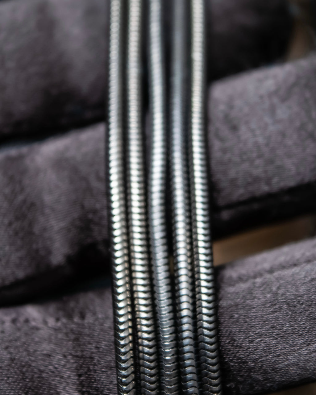 "Ferragamo" Gancini motif five row bracelet