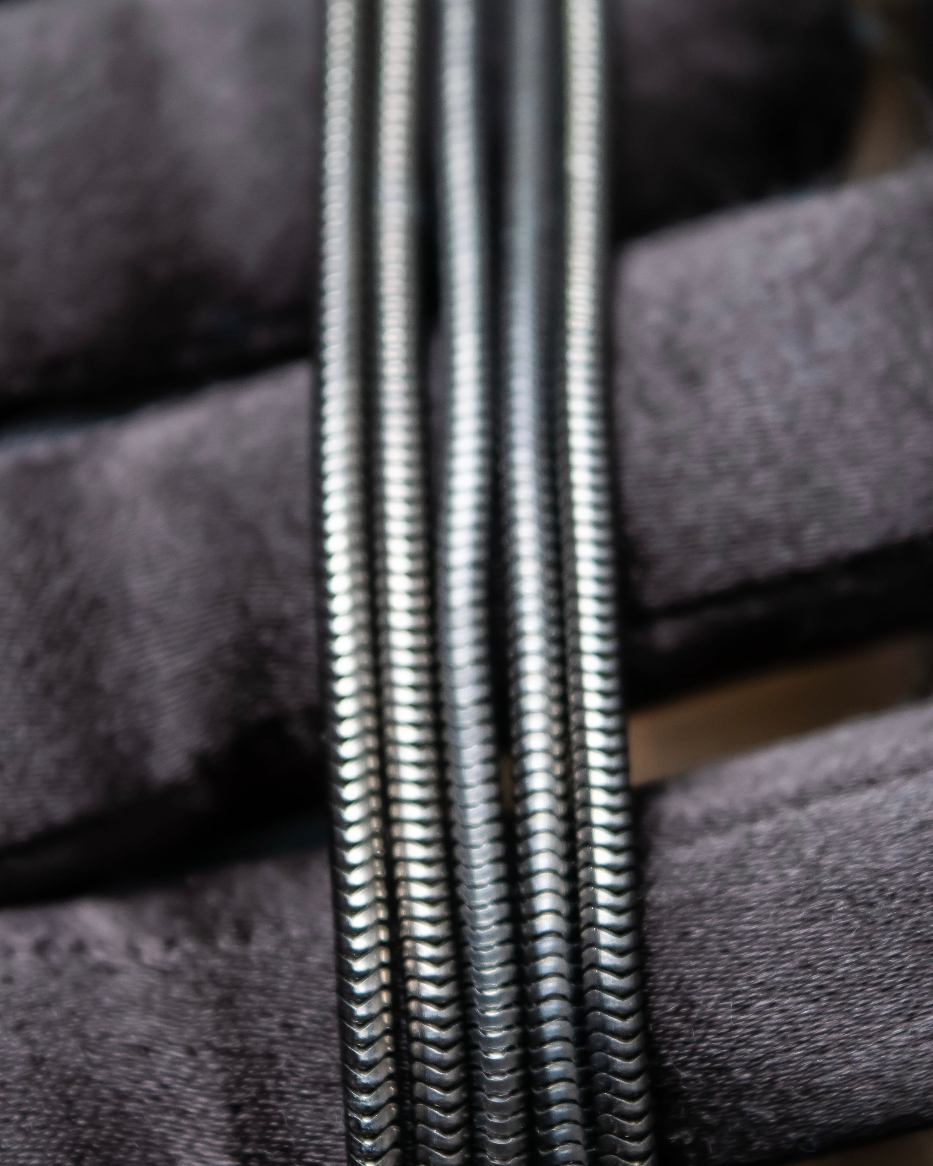 "Ferragamo" Gancini motif five row bracelet