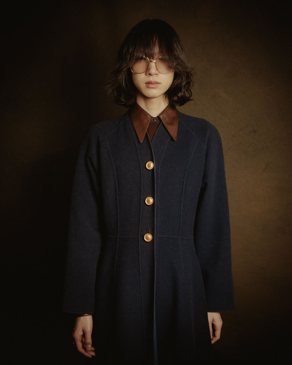 –SPECIAL– "Christian Dior" 80’s-90’s architectural coat dress