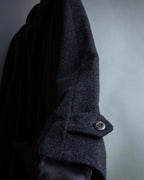 -SPECIAL- "BURBERRYS" 80's-90's Raglan line detail stand collar coat