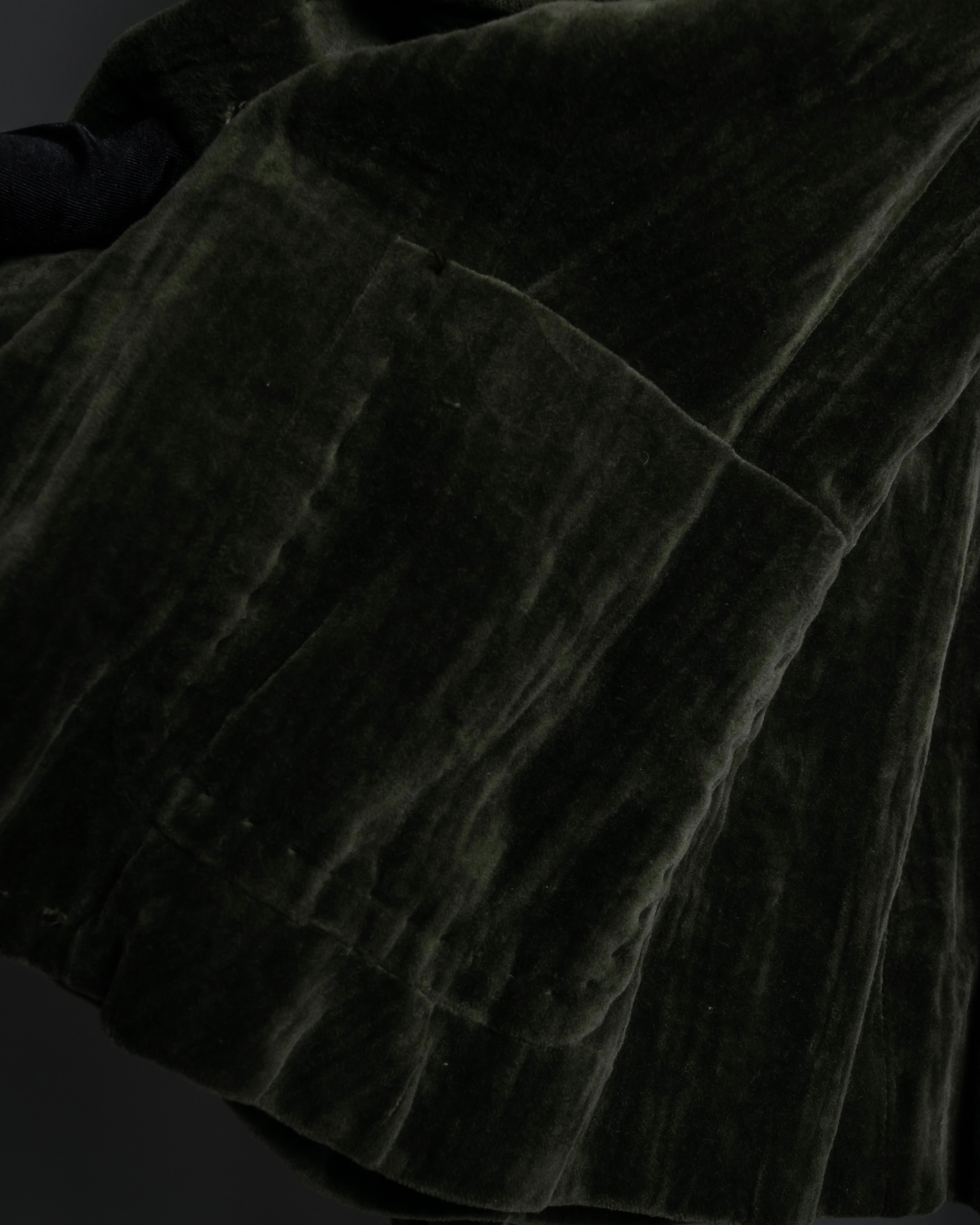 “Max Mara” 90’s-00’s metallic velour jacket