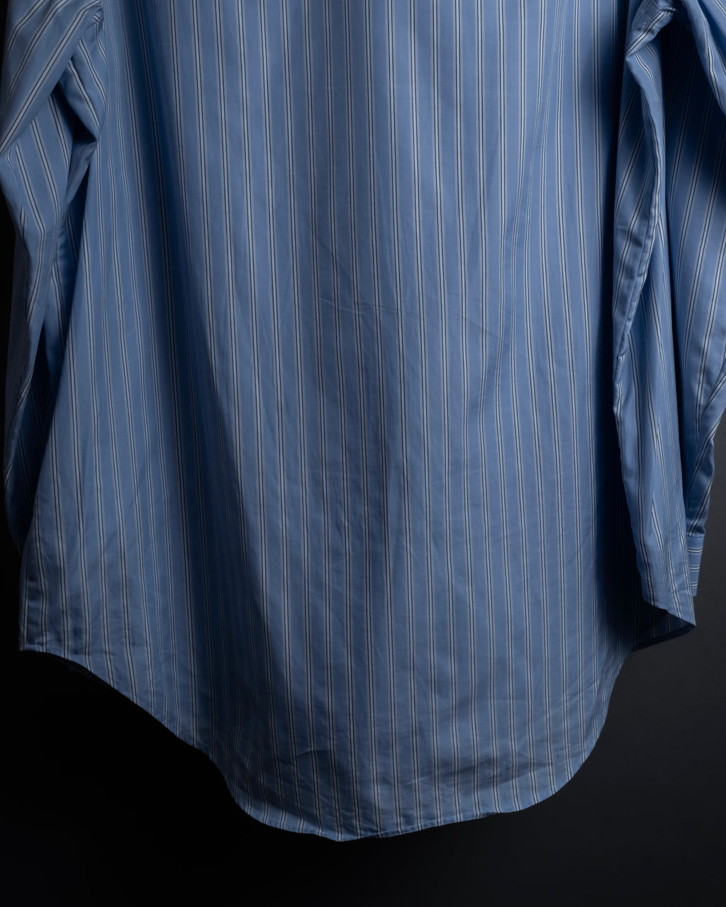 "GUCCI" Michele period brand code embroidered striped shirt