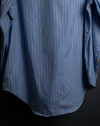 "GUCCI" Michele period brand code embroidered striped shirt