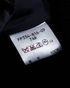 "allegri" Crossover design 2-way collar wool coat