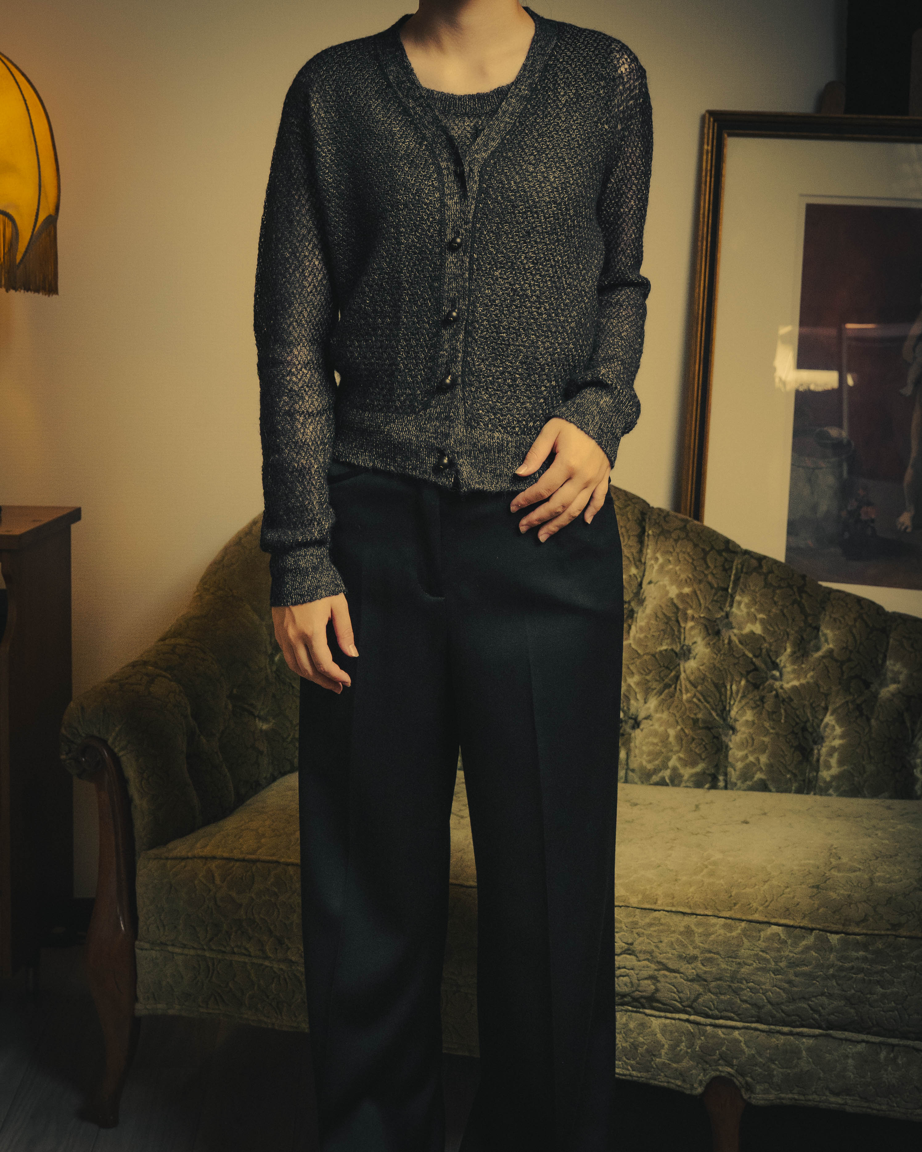 -SPECIAL- “Christian Dior” 2017-2023 Textured sheer knit ensemble