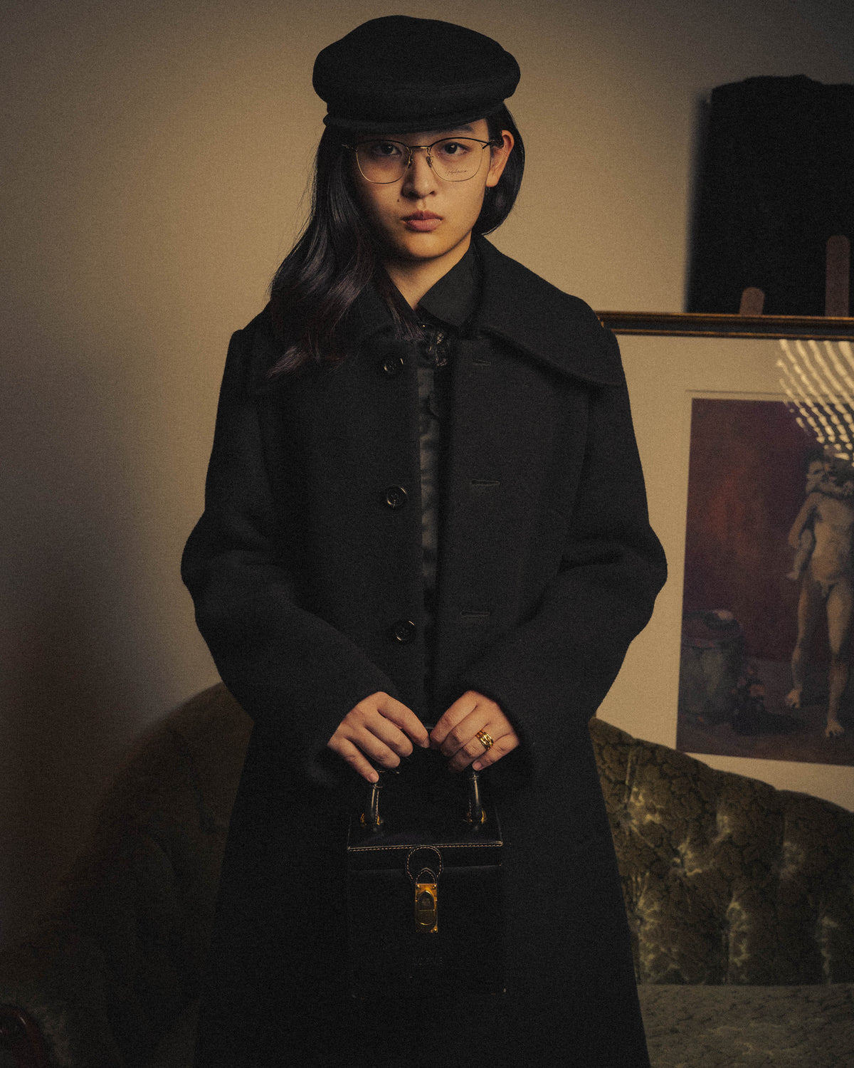–SPECIAL– “JUNYA WATANABE” 06AW Sculptural twisted-collar wool long coat