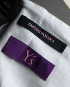 "Y's" 17AW twill woven flare silhouette jump skirt