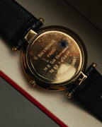 -SPECIAL- “Balenciaga” 80’s-90’s Gold tone round watch
