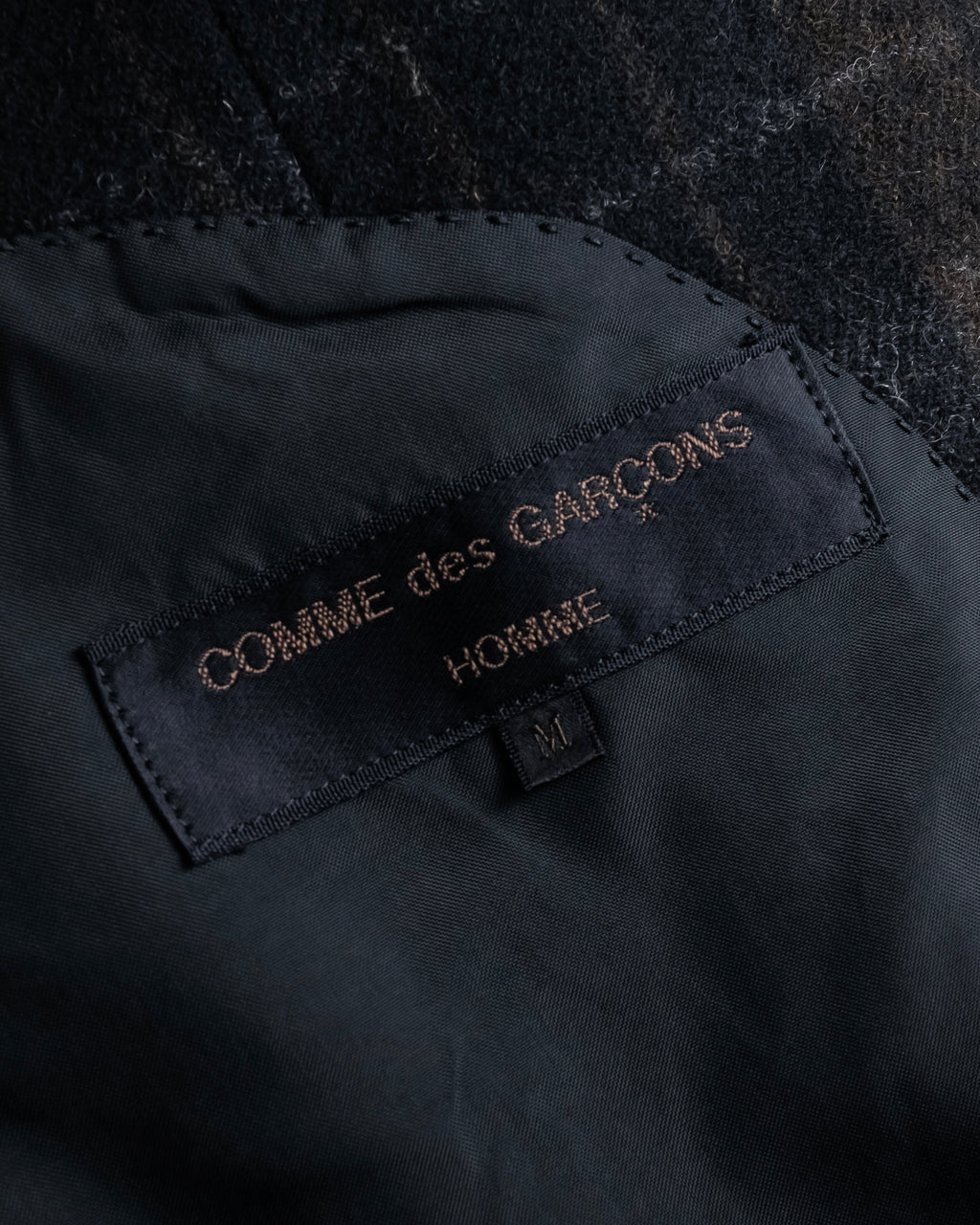 “COMME des GARÇONS HOMME”
88AW Boxy plaid tailored jacket