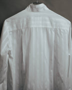 -SPECIAL- “CHANEL” 08 Cruise Collection Sheer cotton stand collar shirt