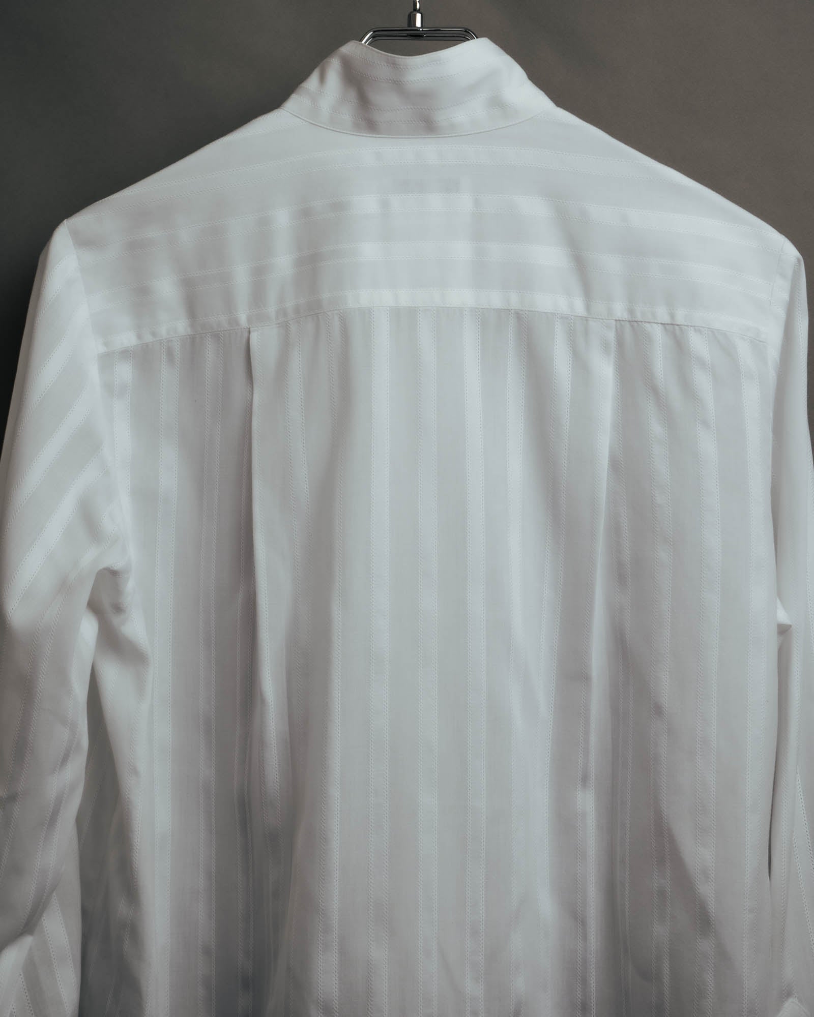 -SPECIAL- “CHANEL” 08 Cruise Collection Sheer cotton stand collar shirt