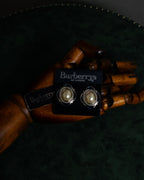 "Burberrys" 80’s–90’s pearl cabochon clip earrings