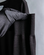 "BOTTEGA VENETA" High quality wool charcoal brown knit