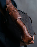 "GUCCI" GG canvas horsebit detail shoulder bag