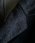 "MIHARA YASUHIRO" Hidden zip detail tailored jacket