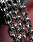 "KENZO" K motif design chain shoulder wallet bag