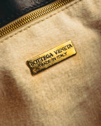 -SPECIAL- “Bottega Veneta” 00’s intrecciato braided handle oversized leather tote bag