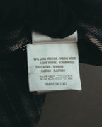 "BRUNELLO CUCINELLI" Late 90's-early 10's Soft wool plaid draped skirt