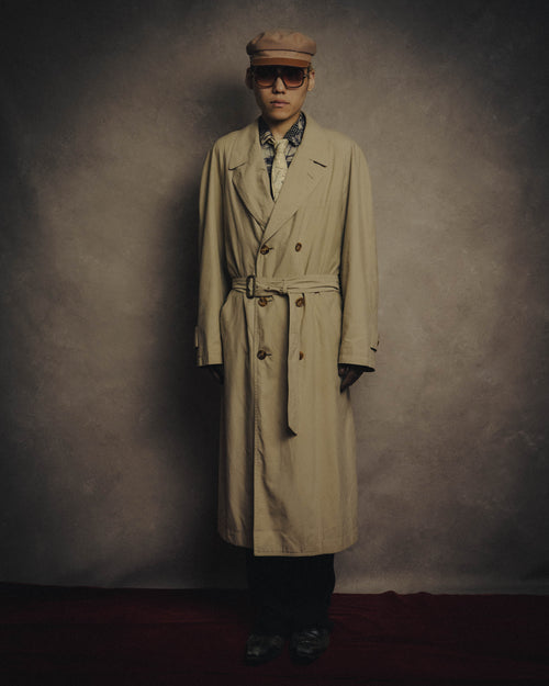 -MOOD MILLÉSIMES- 90’s oversized belted double long coat