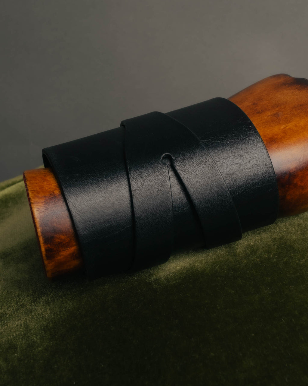 "DIOR HOMME" 00's-10's Black leather wrist cuff