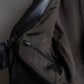 "ARMANI COLLEZIONI" 100% lamb leather oversized tailored jacket