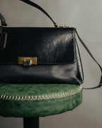 -SPECIAL- “BALENCIAGA” 2013-17 Le dix mixed leather shoulder bag