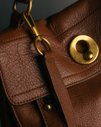 "Yves Saint Laurent" 00's-10's Structured leather shoulder bag
