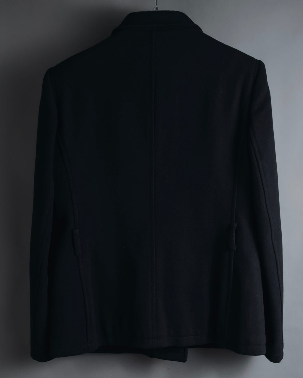 "PRADA" 90’s-00’s Minimal double-breasted wool jacket