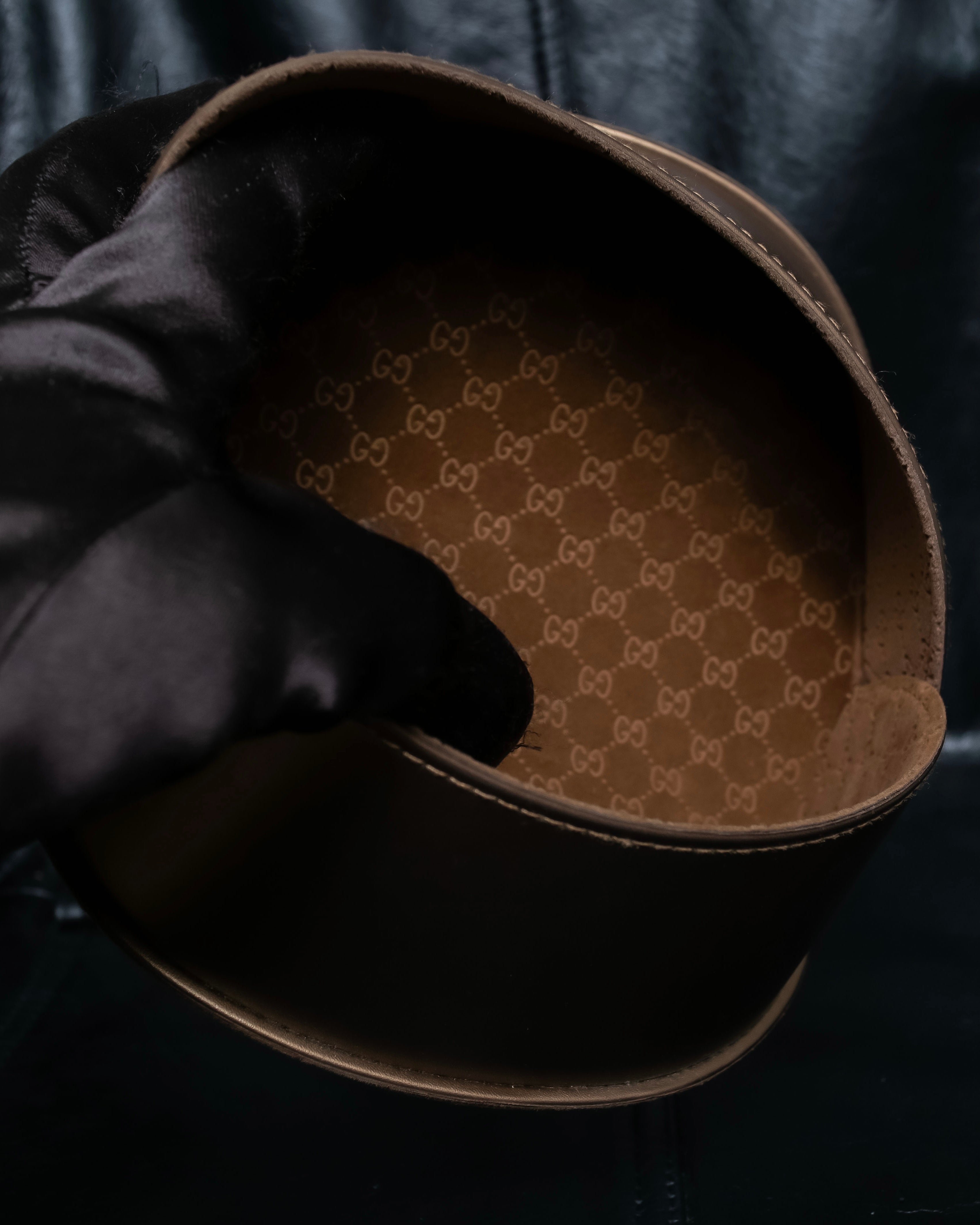 "GUCCI" Dark brown GG accent sunglasses