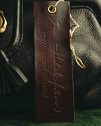 “SAN HIDEAKI MIHARA” 2000’s-2010’s black leather chain shoulder bag