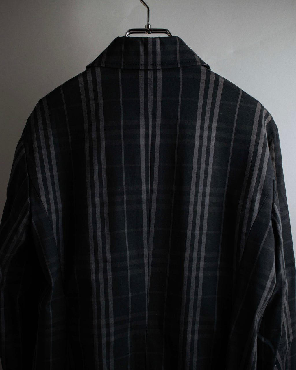 "BURBERRY" Combination leather design check pattern one-shoulder bag