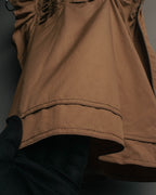 “JIL SANDER” 00’s-10’s Cotton pleated sleeveless blouse