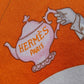 "HERMES" Romantic pattern tea time carre 65 scarf