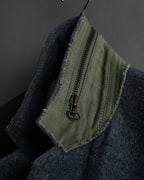 "MIHARA YASUHIRO" Hidden zip detail tailored jacket