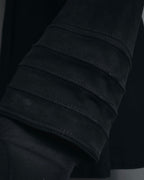 "GIORGIO ARMANI" Large collar draped lamb leather jacket