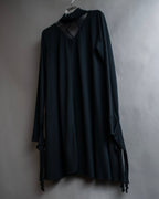 "JUNIOR GAULTIER" Sheer layered tie detail dress