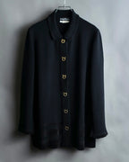 "Salvatore Ferragamo" Gancini design rayon mix cardigan